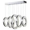 thumbnail image 1 of CWI Lighting Celina Lustre LED avec Finition Chromée, 1 of 4