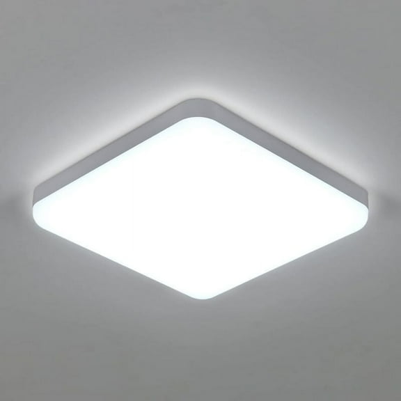 Toolight LED Ceiling Light 30W, Ceiling Light Fixture 2700LM 4500K, Modern Square LED Ceiling Light, Ceiling Lights for Bathroom Kitchen Bedroom Living Room Balcony Hallway,