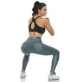 thumbnail image 5 of Thermal Fleece Lined Leggings Women - Winter Warm High Waisted Hiking Pants Workout Running Tights, 5 of 6