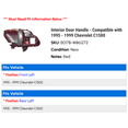 thumbnail image 2 of Interior Door Handle - Compatible with 1995 - 1999 Chevy K1500 Suburban 1996 1997 1998, 2 of 2