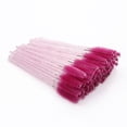 thumbnail image 1 of Seitruly 50 piezas de cepillo de pestañas, varitas de cerdas dulces para el Día de San Valentín, pinzas para cejas, herramienta de Pinceles de maquillaje y herramientas Rosa Brillante/Melocotón, 1 of 6
