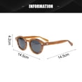 thumbnail image 2 of Polarized sunglasses retro fashion trend personality sunglasses, made of sheet material, 2 of 5