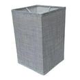 thumbnail image 4 of Runquan Burlap Lampshade Decoration Barrel Fabric Lampshade for Hotel Wall Lamp Home Grey Square, 4 of 8