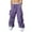 Purple, variant on OJinShaWanO Petite Pants Mens Casual Waist Color Sports Hat Multi Woven Pocket Foot Rope Solid Pants Street Cargo Tie Mens Cargo Pants