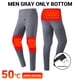 thumbnail image 1 of Men Women Heated Underwear Top with Pants Set Washable USB Charging Electric Thermal Heating Insulated Clothes with 3 Level Temperature Setting Cold-Proof Underwear Outdoor Winter Heating, 1 of 5