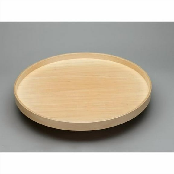 Rev-A-Shelf Ld-4Bw-001-32-1 Lazy Daisy Banded Wood 1 Shelf 32" Full Circle Lazy Susan Tray
