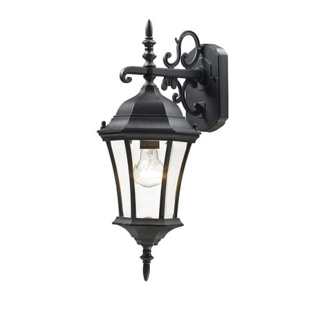 

Wall Sconces 1 Light With Black Finish Aluminum Medium Base Bulb 8 inch 100 Watts