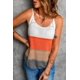 thumbnail image 3 of ABPHQTO Camiseta sin mangas de punto gris con tirantes finos ajustables para mujer, 3 of 5