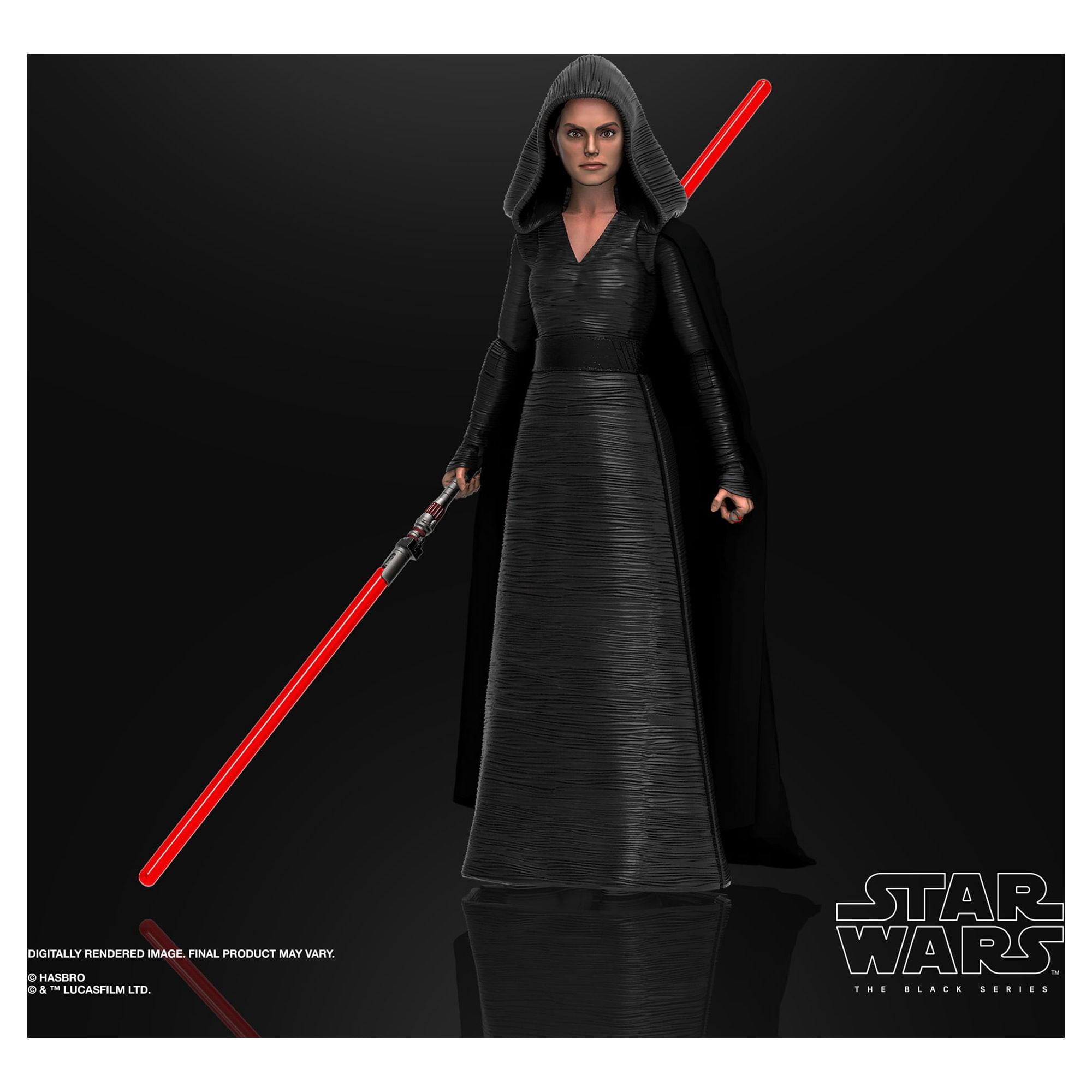 Star Wars The Black Series Rey (Dark Side Vision) Toy 6-Inch Scale Star Wars: The Rise of Skywalker Collectible Figure