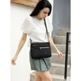 LAVA Women Crossbody Bags Waterproof Nylon Shoulder Purses Messenger Bag for Travel Sports (Gray