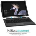 thumbnail image 2 of KOMI 2017 / Pro 4 / Pro LTE, Étui de Protection Robuste Tout-en-un avec Porte-Stylo, Sangle de Main, Compatible avec Clavier Type Cover - Noir, 2 of 5