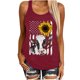 thumbnail image 1 of Camiseta Sin Mangas Para Mujer, Camisetas Sin Mangas, Blusa Informal Con Estampado de Girasol, Camisa de Cuello Redondo, Camisetas Sin Mangas Tipo Túnica Odeerbi  ODB161491, 1 of 4