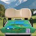 thumbnail image 2 of Uorisanigo Golf Cart Seat Cover Towel Blanket for EZGO, Club Car and More 2-Seat Carts Keeps Seats Clean Comfortable Golf Bound Print Golf Cart Seat Cushion Covers 52.36"x 32.28", 2 of 7