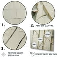 thumbnail image 4 of Designart "Serenity With Green And Beige Minimalism Bamboo" Bamboo Picture Framed Canvas Art Print, 4 of 5