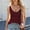 1-Wine, variant on Women Tank Top Summer Solid Color Sleeveless V Neck Crochet Knitted Vest Casual Fashion Hollow Out Tunic Blouse