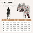 thumbnail image 6 of Junzan Christmas Snowman With Hat Print Womens Pajama Sets,Long Sleeve Button Down For Women Pjs 2 Piece, 6 of 9