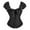 E#Black337, variant on FEIFLY Women Elegant Sculpting Bodysuit Waist Trainer Corsets Tummy Control With Button Design And Puff Sleeves For Parties And Daily Wear Versatile For Any Season