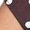 Chocolate Brown, variant on Women'S Polka Dot V-Neck Shoulder Detail Sleeveless Mini Dress Pink L