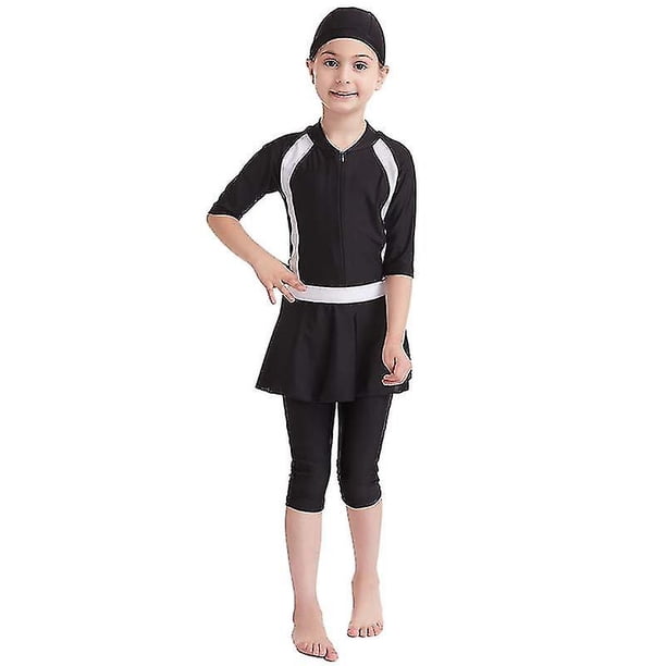 Traje de baño musulmán para niñas y niños Traje de baño islámico Modest Burkini Swimming Beachwear