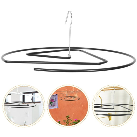 Masteelf Space Saving Blankets Drying Rack Laundry Metal Spiral Hanger for Bed Sheet Quilt Hanger