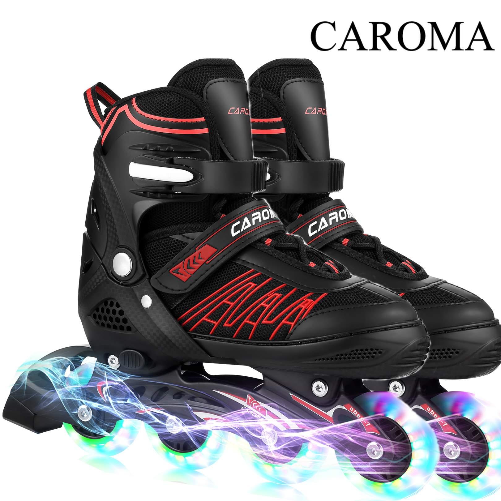 Adjustable Inline Skates for Kids and Adults with Full Light Up Wheels, Outdoor Blades Roller