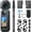 Black Motorcycle Combo-No MicroSD Card, variant on AKASO 360 Action Camera Creator Combo - 5.7K 360° Video, 72MP Photos, 3 Batteries + Charging Case, Invisible Selfie Stick, AI Tracking, SuperSmooth Stabilization