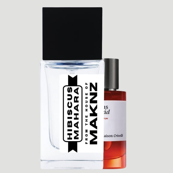 MAKNZ Hibiscus Mahara Eau de Parfum, Inspired by Hibiscus Mahajád, Unisex Cologne, 1.7 oz / 50ml – Floral, Rose, Vanilla, Aromatic, Green, Fresh Spicy, Musky, Leather, Soft Spicy, Fruity