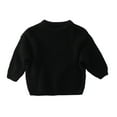 thumbnail image 2 of Dyfzdhu 0-5Y Toddler Boys Girls Warm Sweater Long Sleeve Fall Winter Tops Solid Knit Pullover, 2 of 2