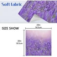 thumbnail image 7 of Coolnut Soft Reusable Satin Table Decorative Napkins, 20x20InX6 PCSPurple Lavender Field, Family Dinner Wedding Banquet, Cocktail Party, Kitchen, Birthday Party Washcloth Gift, 7 of 7