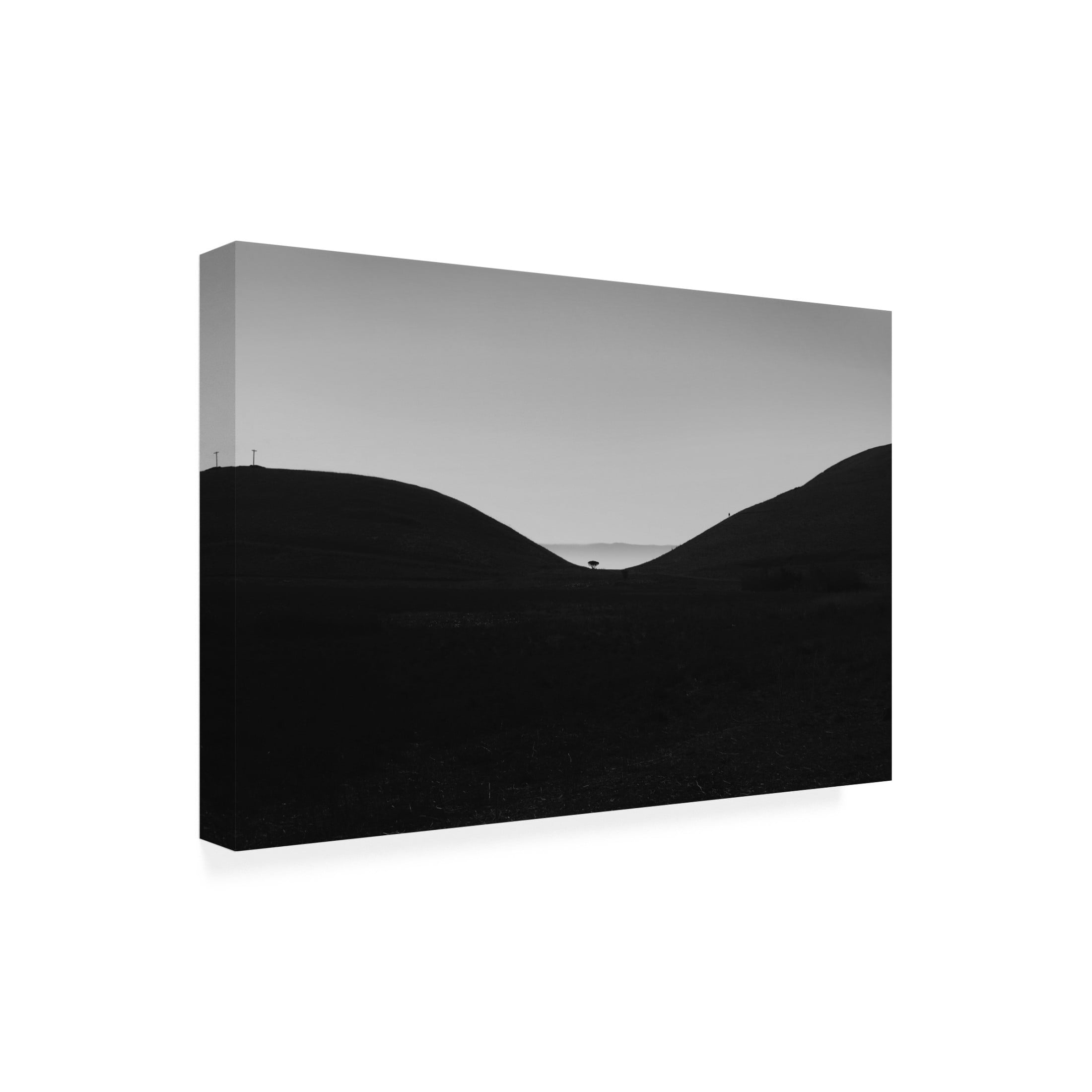 Trademark Fine Art Yi Liu Coyote Hills Sunset Canvas Wall Art