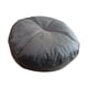 thumbnail image 2 of Cojín de suelo redondo Cojín de suelo Cojín decorativo Diámetro 40 cm Cómodo Suave Gris profundo, 2 of 7