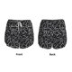 thumbnail image 3 of Balery Numbers Pantalones cortos deportivos para mujer con forro y dos bolsillos, elásticos, para entrenamiento, gimnasio, yoga-Large, 3 of 7