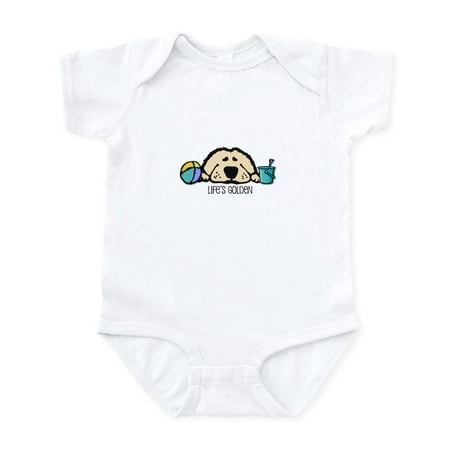 

CafePress - Life s Golden Beach Infant Bodysuit - Baby Light Bodysuit