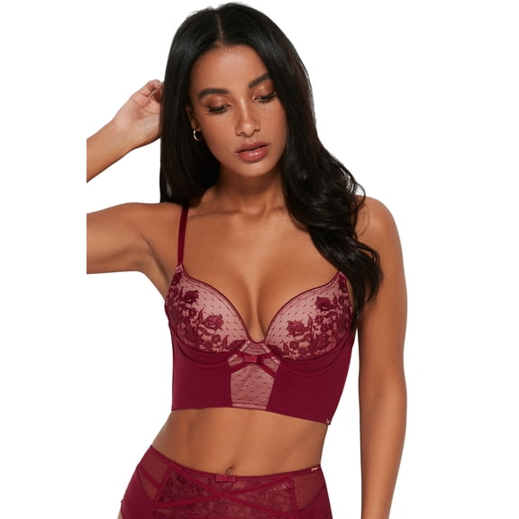 Gossard VIP Romanchic Padded Longline Bra 16008