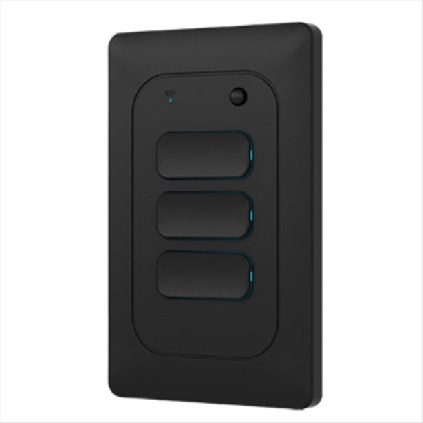 Interruptor de Luz Inteligente Tuya con WiFi/Zigbee, Pulsador Sin Neutro, de Pared, 3 Unidades, para EE. UU.