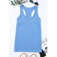 thumbnail image 4 of POGLIP Women's Blue Scoop Neck Basic Solid Tank Top, 4 of 6