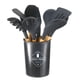 thumbnail image 2 of Juego de utensilios de cocina, kit de utensilios de cocina, utensilios de cocina de silicona, juego de utensilios de cocina con mango de madera, diseño elevado, 2 of 5