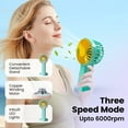 thumbnail image 6 of SINT Mini Handheld Fan, Adjustable Speed, USB Rechargeable, Portable Electric Fan, 6 of 7