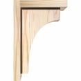 thumbnail image 3 of 7 1/2"W x 8"D x 12"H Huntington Smooth Corbel w/Backplate, Douglas Fir, 3 of 9