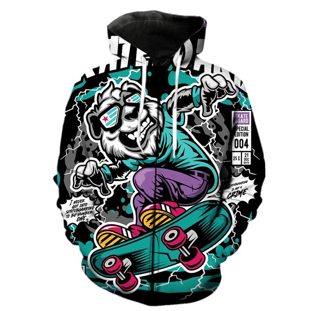 Sudadera con capucha y cremallera para hombre, estilo Harajuku, informal, de manga larga y gran tamaño, unisex, primavera, 2024