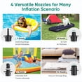 thumbnail image 4 of Bomba de aire eléctrica MAACLOUD para juguetes inflables para piscinas 400W, 4 of 7