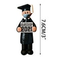 thumbnail image 3 of Graduation Ornament Class of 2021 Decorative Keepsake College University Celebration Gift - Academic Achievement Personalized for Graduates Family Members(Black), 3 of 3