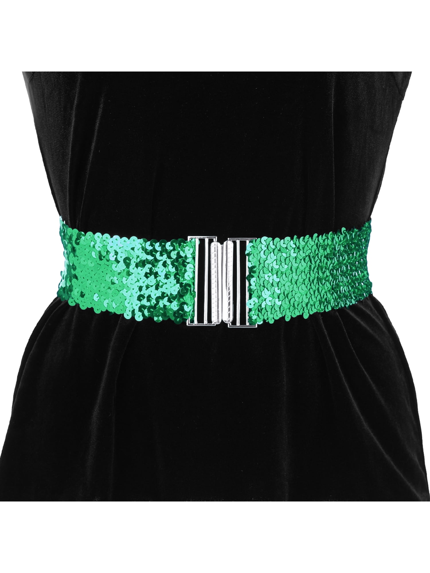 INSPIRE CHIC Ladies Stretchy Wide Waist Belts Interlock  display picture 1