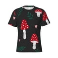 thumbnail image 3 of Naloa Amanita Mushroom Men's T-Shirt Sport T-shirt Men's Basic Tee Casual Men's Shirt, Round Neck, Short Sleeves - X-Large, 3 of 5