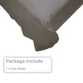 thumbnail image 5 of Dark Gray Flat Sheet Full Size, 100% High Quality Microfiber Top Sheet for Home Hotel Bed, Soft and Breathable, Single Flat Sheet Only, 5 of 6