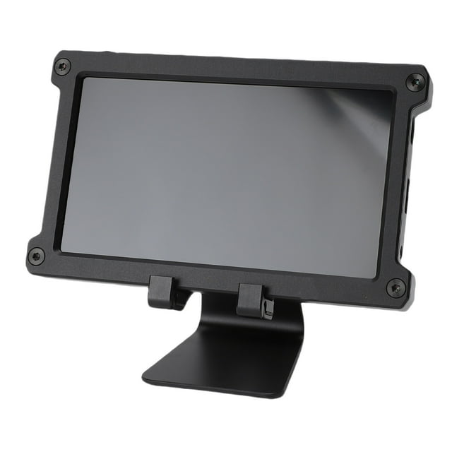 7 Inch Computer LCD Secondary Screen, 50 PIN LCD Display Second Screen 360 Degree Rotation Stand Sensitive Response Clear Display for Entertainment