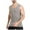 #014-Gray, variant on Men's Solid Color Seamless Thermal Vest V-Neck Base Layer Temperature-Regulating Inner Wear Basic Style