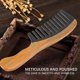 thumbnail image 3 of Handmade 100% Natural Green Sandalwood Hair Combs - Anti-static Sandalwood Scent Natural Hair Detan, 3 of 5