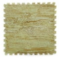 thumbnail image 3 of Clevr  100 Sq. Ft  3/8 Inch Thick Interlocking Foam Mats Flooring, Granite Stone, 3 of 7