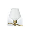 thumbnail image 6 of Living District Gene 4 Light Satin Gold And Frosted White Glass Wall Sconce, 6 of 8